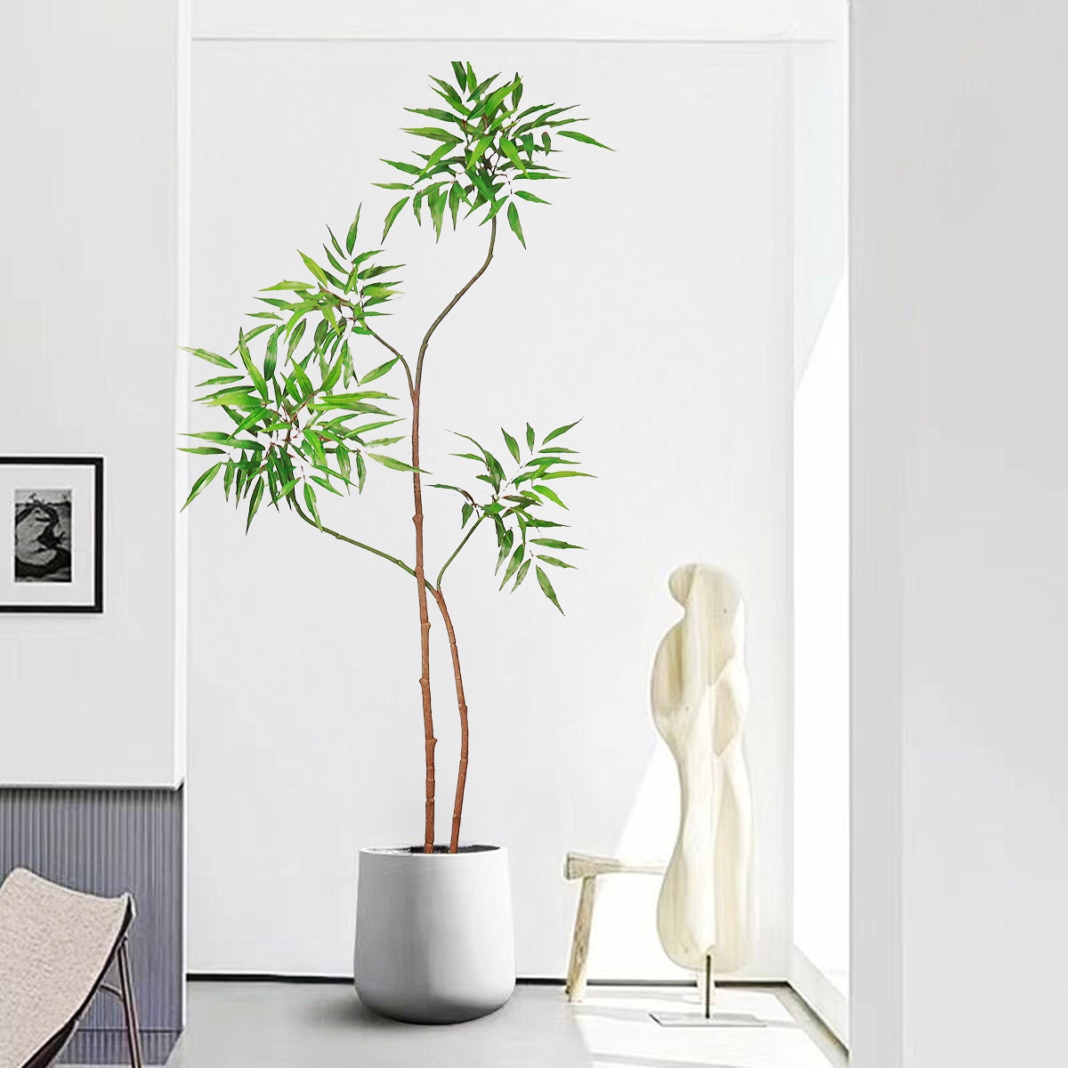 130-160 سنتيمتر شجرة بانيان ال - مراجعة Ficus Lyrata Tree وسعره