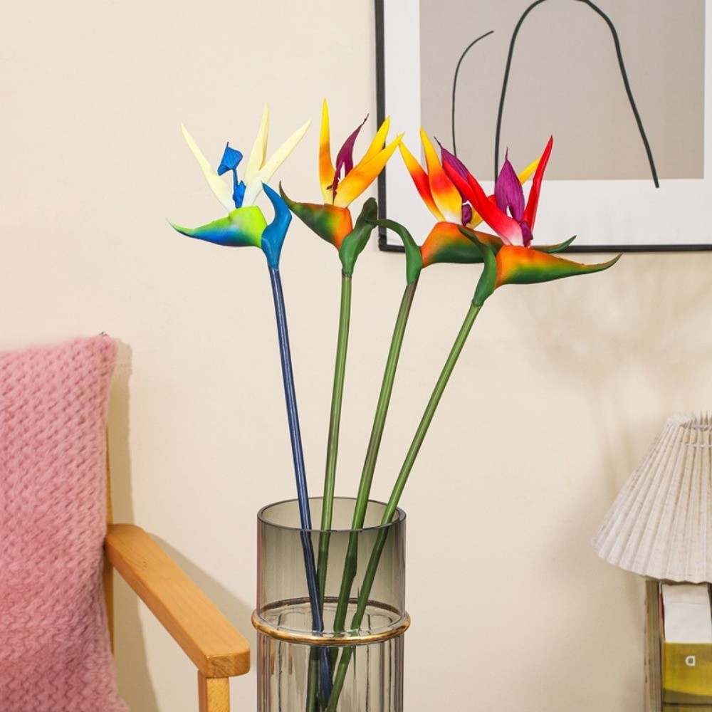 زهور ستريليزيا اصطناعية طويلة  - مراجعة Bird Paradise Strelitzia وسعره